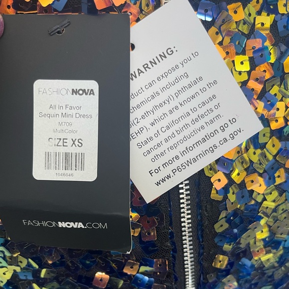 Gorgeous Multi Color Sequined Dress - Picture 4 of 4